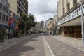 7th avenue Panorama near to Jorge Eliecer Gaitan Theatre at morning.