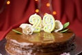 29th birthday cake decorated with edible roses