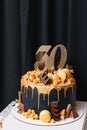 30th Birthday cupcake pink background