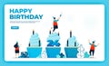 24th birthday vector illustration with health protocol. happy quarantine birthday party. birthday sign. online birthday card. For