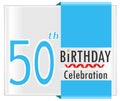 50th birthday, 50 years celebration card