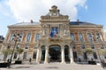 19th borough Town Hall located near the Buttes-Chaumont park, Paris, France. Royalty Free Stock Photo