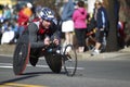 118th Boston Marathon took place in Boston, Massachusetts, on Monday, April 21 Patriots Day 2014. Disabled Wheelchair Rider