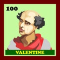 100th Catholic Church Pope Valentine