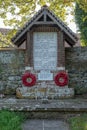 St Mary Magdalene Church war memorial in the Kent village of Monkton