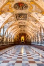 Antiquarium Hall of Antiquities in Residenz Palace, Munich, Germany 16th century Royalty Free Stock Photo