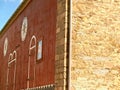 18th Century Bank Barn with Hex Signs in Pennsylvania