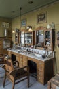 19th century barbers shop
