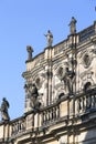 18th century baroque Dresden Cathedral also called Cathedral of the Holy Trinity, Dresden, Germany Royalty Free Stock Photo