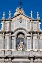 18th century baroque facade of the Catania Cathedral