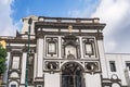 16th century basilica dedicated to Santa Maria degli Angeli alle Croci on the Veterinaria street in Napoli Royalty Free Stock Photo