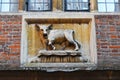 Boleyn Bull Motif, Blickling Hall, Aylsham, Norfolk, UK Royalty Free Stock Photo
