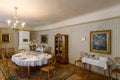 A view of the castle room at Jansky vrch (Johannesberg) Castle from the 14th century. Javornik, Czechia, Europe