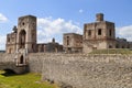 17th century castle Krzyztopor, italian style palazzo in fortezzza, ruins, Ujazd, Poland