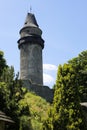 The Truba castle tower, Moravia, Czech Republic Royalty Free Stock Photo