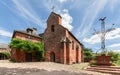 15th century Chapel of Black Penitents Chapelle des Penitents Noirs, emblematic place of Collonges-la-Rouge