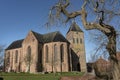 14th-century church Jacobuskerk, Zeerijp, the Nethelands