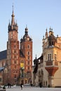 Church of St Mary in Krakow - Poland Royalty Free Stock Photo