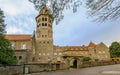 19th century Clervaux Abbey, a monastery of the Saint-Maurice and Saint-Maur Benedictines in Luxembourg