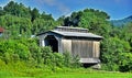 19th Century covered train bridge HDR. Royalty Free Stock Photo