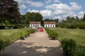 18th century day at Gammel Estrup Castle, People are dressed as in the 18th century and everything passes as then. Women in