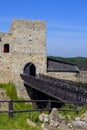 14th century Dobczyce Castle on Lake Dobczyce, near Krakow, Poland Royalty Free Stock Photo