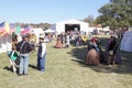 19-th century dressed people at the Civil War Days Reenactment