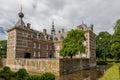 17th Century Eijsden Castle a moated manor house with a public park Royalty Free Stock Photo