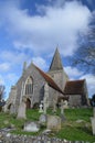 12th Century English church Royalty Free Stock Photo