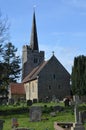 12th Century English church. Royalty Free Stock Photo