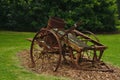 19th Century farm machinery frame Royalty Free Stock Photo