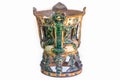 14th century feudal ceramic incense burner. Royalty Free Stock Photo