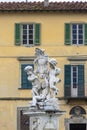 17th century Fountain with Angels Fontana dei Putti located in Piazza del Duomo, Pisa, Italy