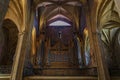 19th-century French organ in San Vicente Iglesia church in San Sebastian, Spain