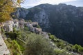 The 12th century French village of Peille Royalty Free Stock Photo