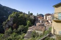 The 12th century French village of Peille Royalty Free Stock Photo
