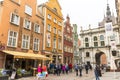 17th century Golden Gate Long Street Gate, decorative facade, Gdansk, Poland Royalty Free Stock Photo