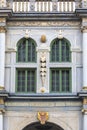 17th century Golden Gate Long Street Gate, decorative facade, Gdansk, Poland Royalty Free Stock Photo