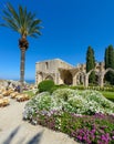 13th century Gothic monastery at Bellapais,northern cyprus 2 Royalty Free Stock Photo