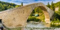 16th century humpbacked bridge Royalty Free Stock Photo