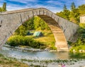 16th century humpbacked bridge Royalty Free Stock Photo