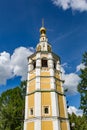 The 18th century Kremlin belfry in Uglich, Russia