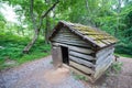 19th Century Log Barn in Appalachians 2 Royalty Free Stock Photo