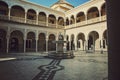 Casa pilatos - yard of the accient mansion in Seville