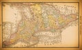 19th century map of Ontario