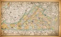 19th century map of Virginia