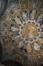 10th Century Mosaic dome in Ravenna Italy Royalty Free Stock Photo