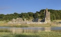 12th century Ogmore Castle, Bridgend, Wales, UK Royalty Free Stock Photo