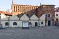 15th century Old Synagogue in Jewish quarter on Szeroka Street, Krakow, Poland Royalty Free Stock Photo