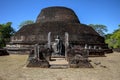 The 11th century Pabalu Vehera stupa at the ancient city of Polonnaruwa in Sri Lanka